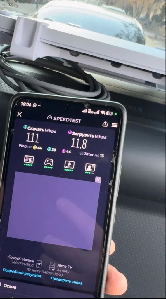 Установка Starlink Mini V5 на автомобиль Toyota FJ Cruiser интернет в машине без сотовой связи