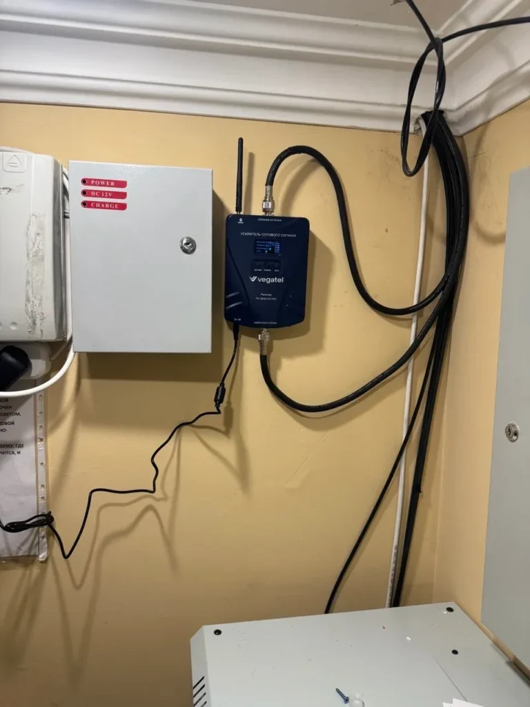 Усиление сотовой связи и мобильного интернета в бизнес-центре 7 этажей Алматы