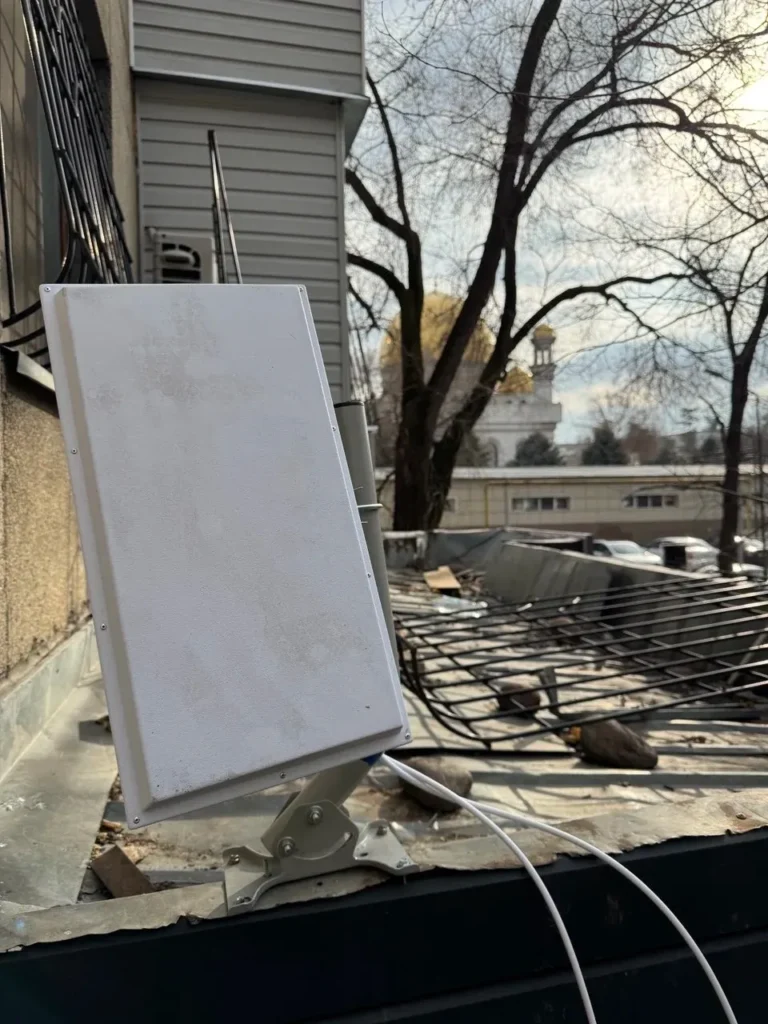 Установка LTE интернета для медицинского центра в Алматы