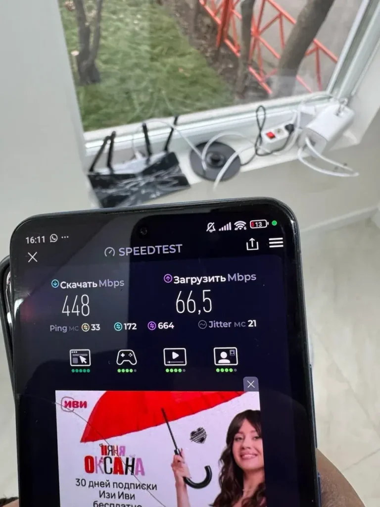 Монтаж оборудования для усиления мобильного интернета в Алматы