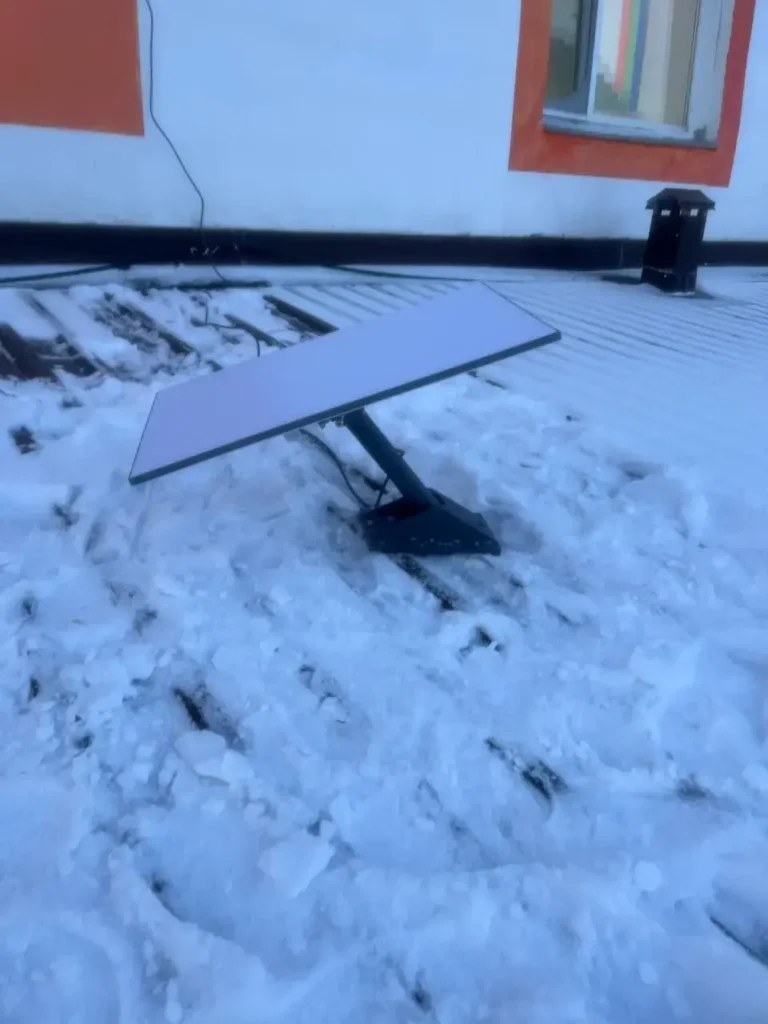 Монтаж и настройка интернета Starlink в детском центре Павлодар стабильный спутниковый интернет