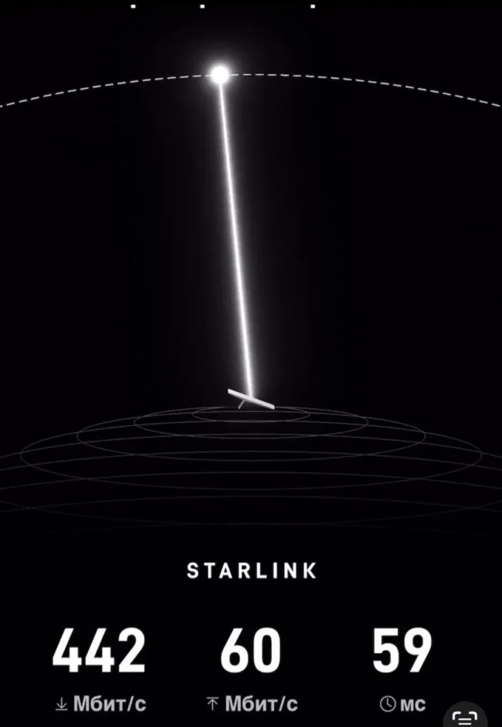Установка спутникового интернета Starlink в зоне отдыха Эко Аул стабильный интернет на большой территории