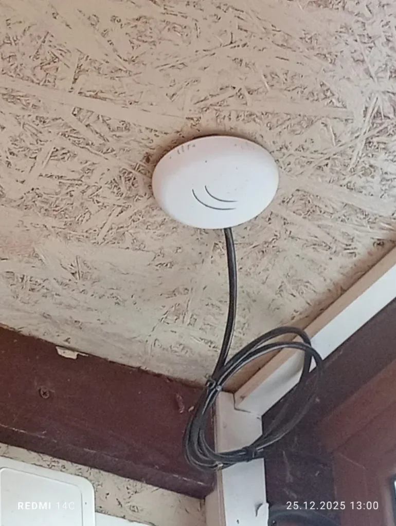 Интернет Starlink в зоне отдыха Эко Аул после установки оборудования