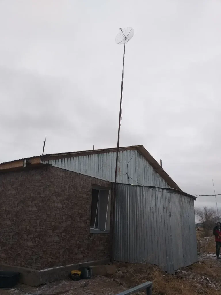 Интернет и сотовая связь на фазенде в Акмолинской области после установки оборудования