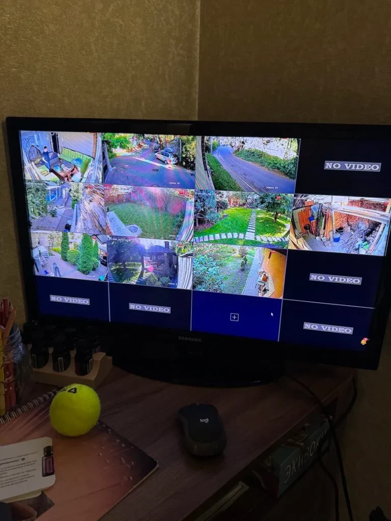 Установка системы видеонаблюдения в частном доме Алматы современные камеры и стабильное изображение