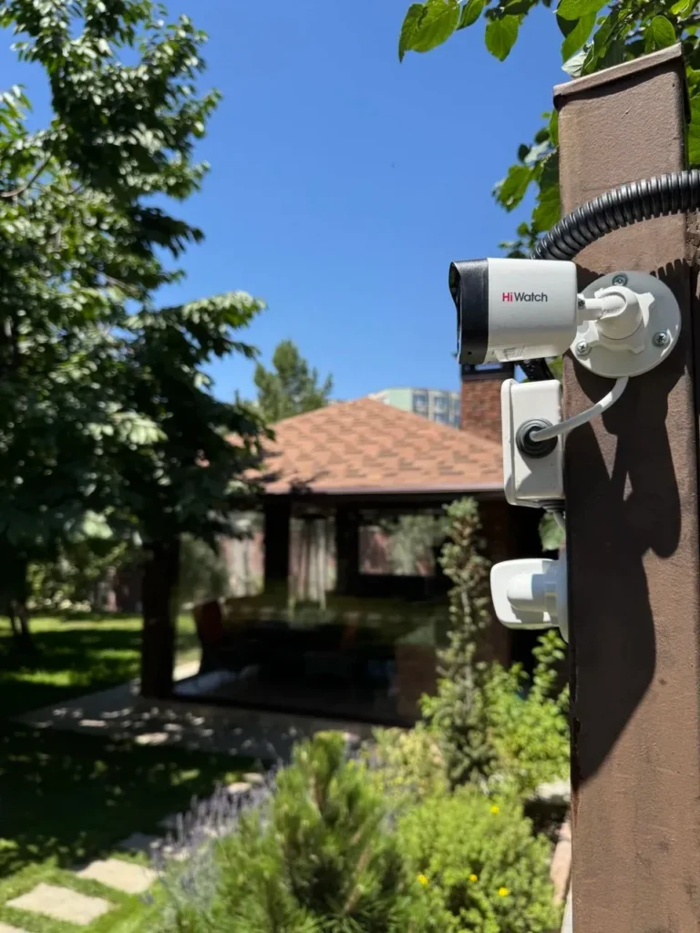 Видеонаблюдение в частном доме Алматы после установки камер