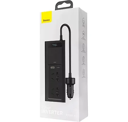 Baseus Power Inverter Pro 12V–220V 150W Car Power Inverter